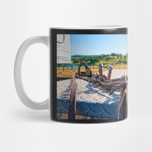 Horse bridle at the ready Mug